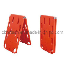 High Strength Plastic Floating Waterproof X-ray Foldable Spine Board with Strap